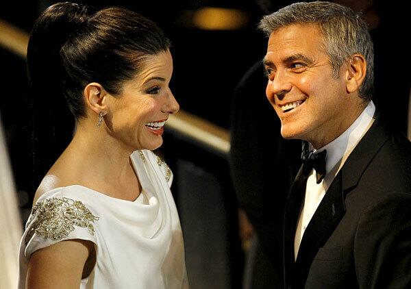 Sandra Bullock and George Clooney.