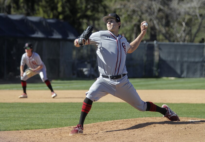 Canyon Crest Academy left-hander Sam Garewal was the CIF San Diego Section Player of the Year. 