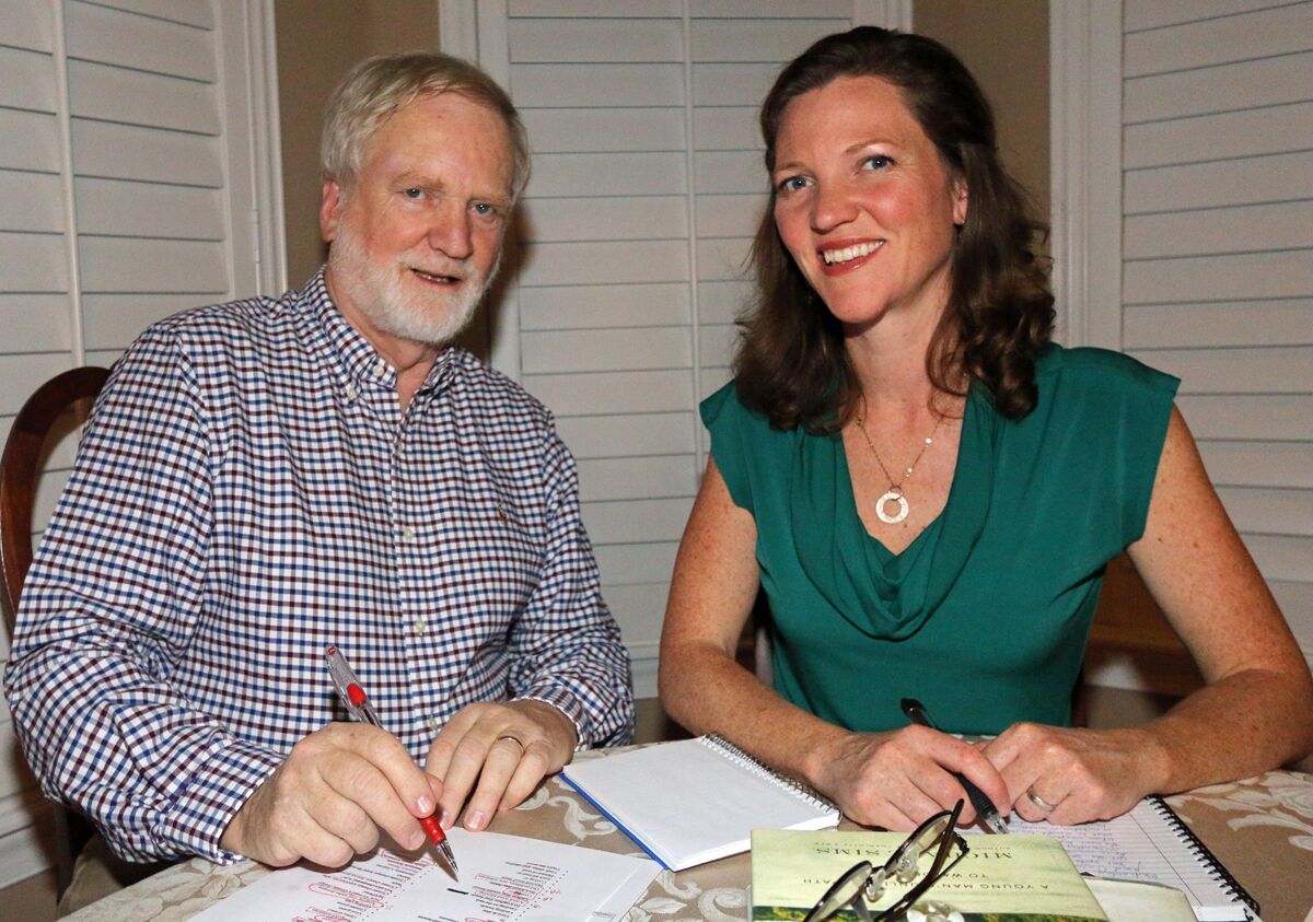 Budd Titlow and his eldest daughter and co-author, Mariah Tinger.