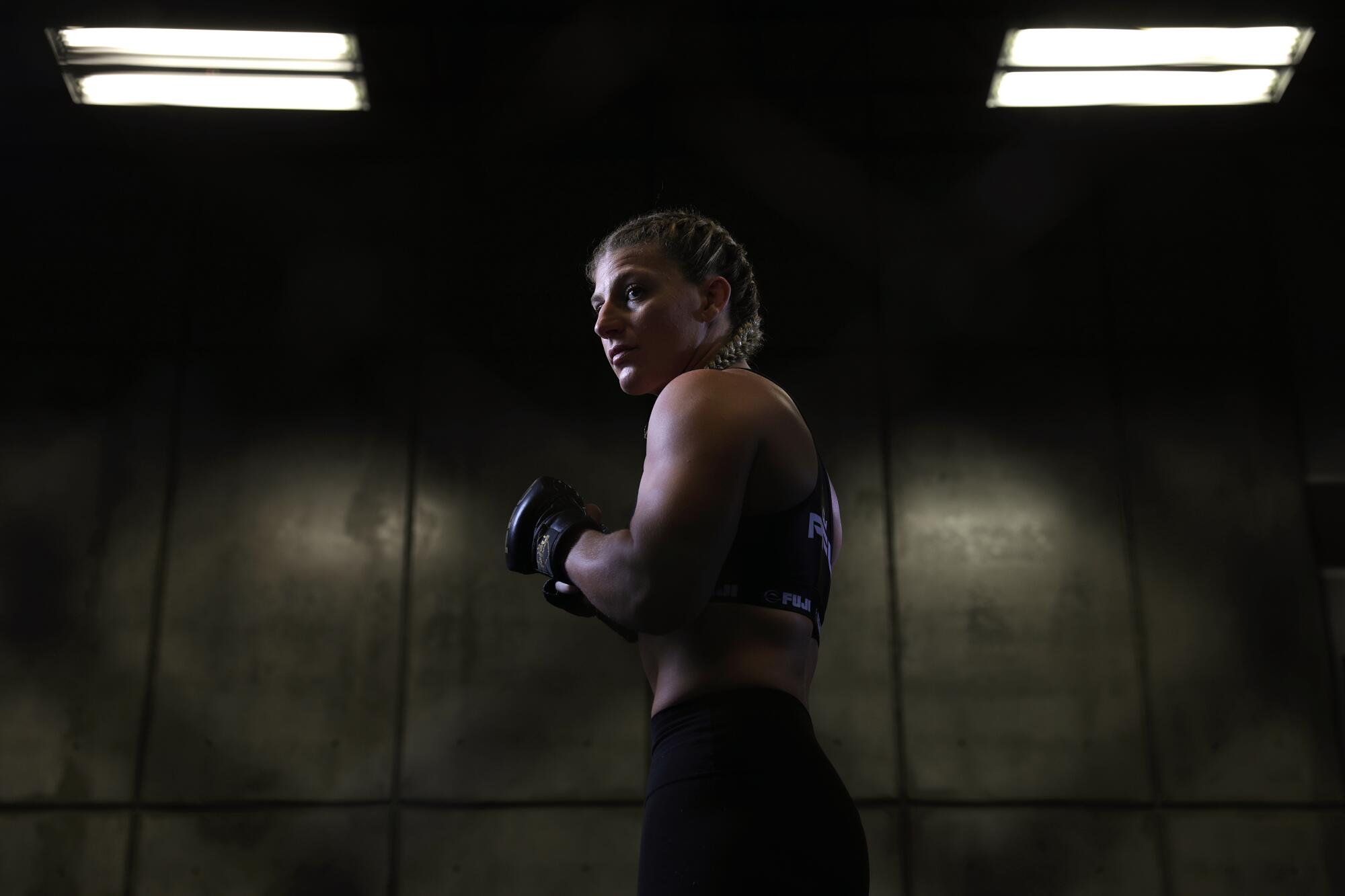 Kayla Harrison, photographed at American Top Team in Coconut Creek, Fla., is a two-time Olympic judo champion.