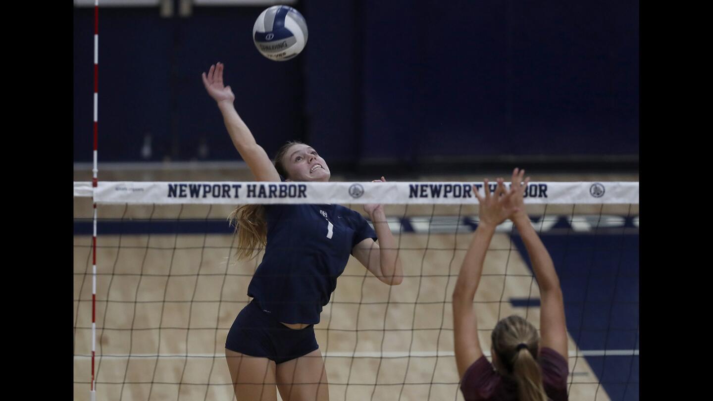 Photo Gallery: Newport Harbor vs. Laguna Beach in girls’ volleyball