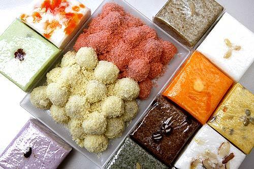 11 A.M.: Kyung dan (rice cakes) and flavored sulki are a specialty at Si Roo Dang.