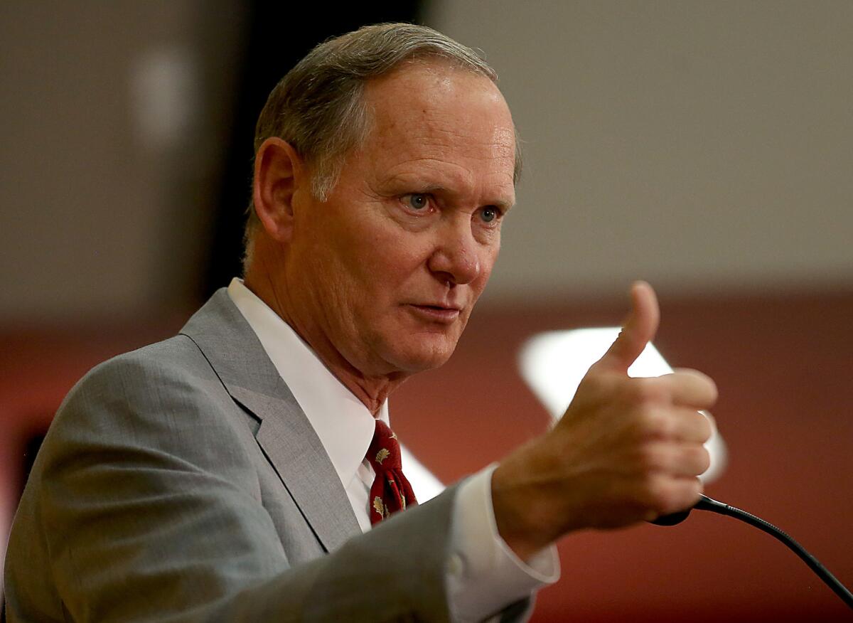 USC Athletic Director Pat Haden is one of nine college football committee members affected by a recusal policy.