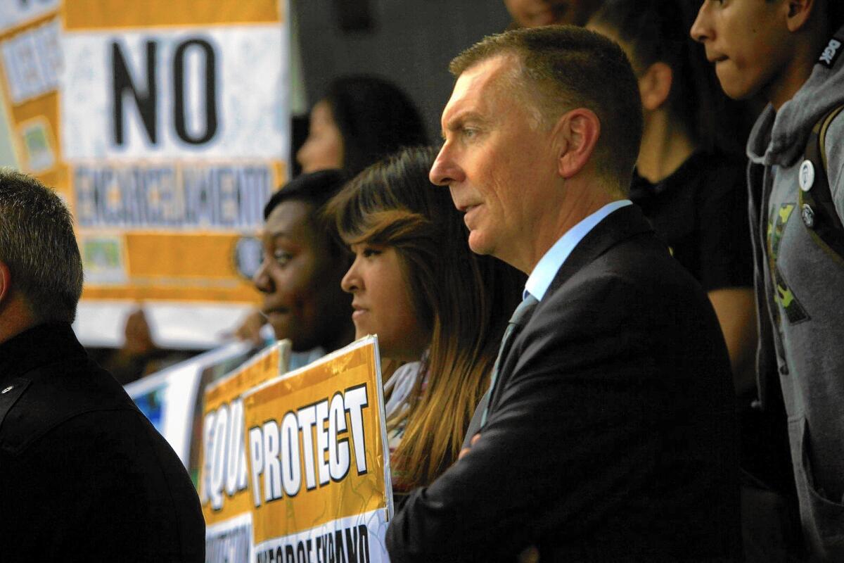 John Deasy will remain on salary until the end of the year, worth more than $70,000, and he will get extended benefits and a payout for unused vacation days.