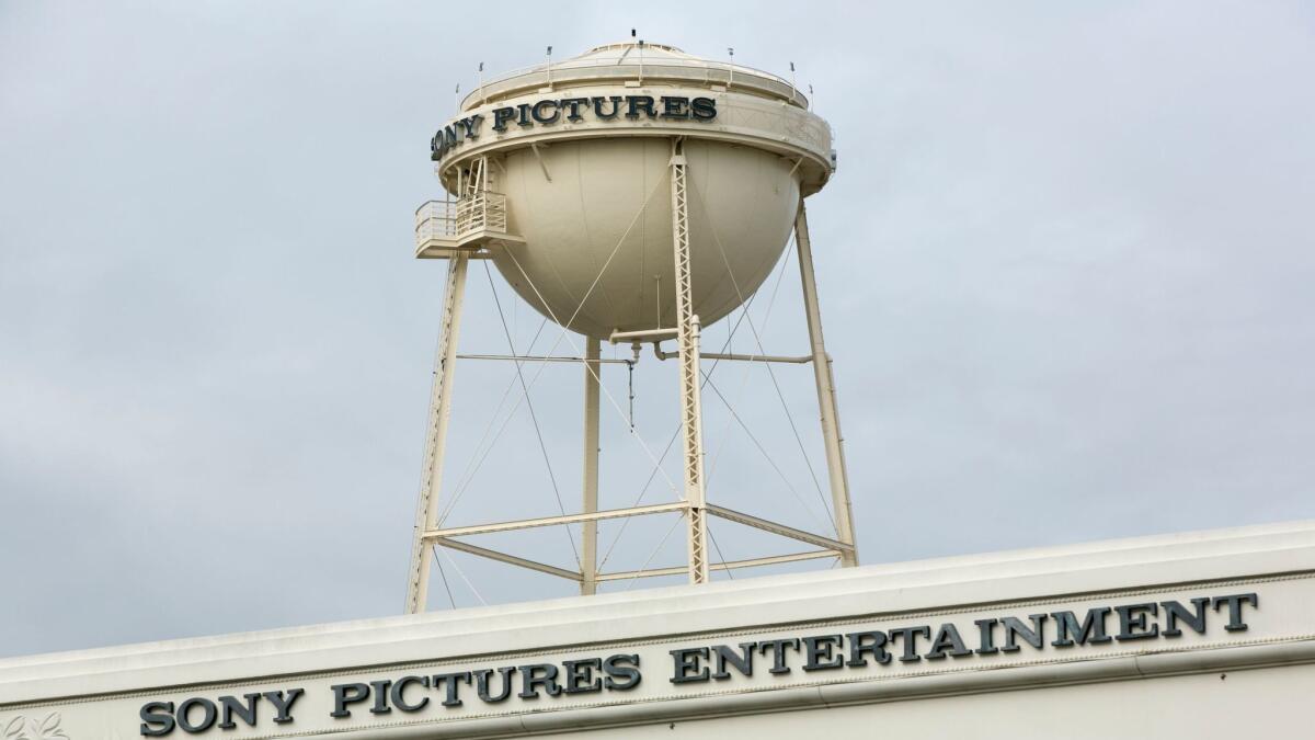 Sony Pictures Entertainment studio lot entrance in Culver City.