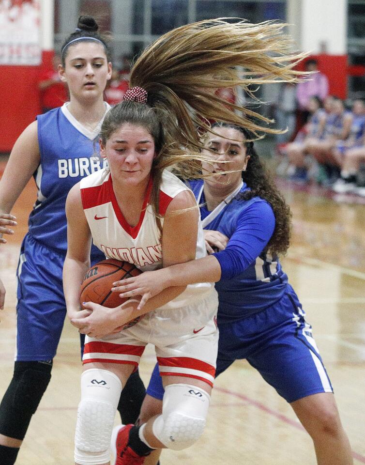 Photo Gallery: Rivals Burbank and Burroughs tip off in Pacific League girls' basketball