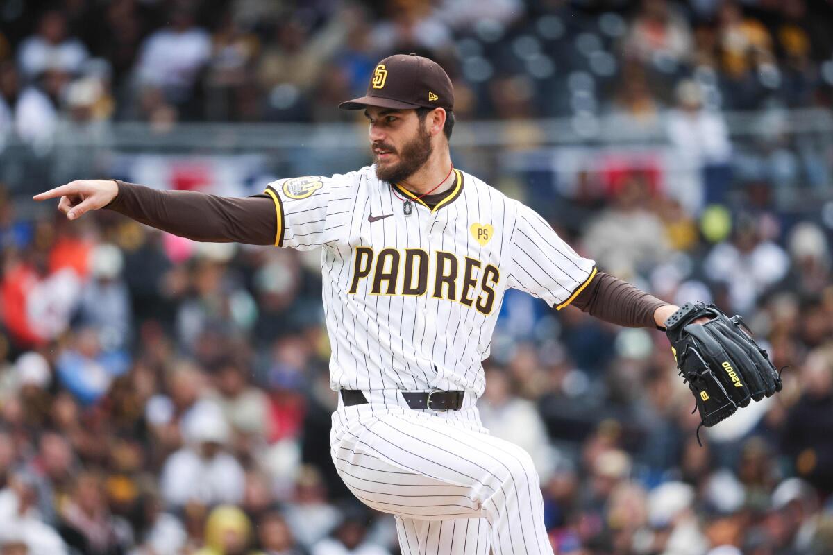 Pitcher Dylan Cease has become the ace of the Padres staff.