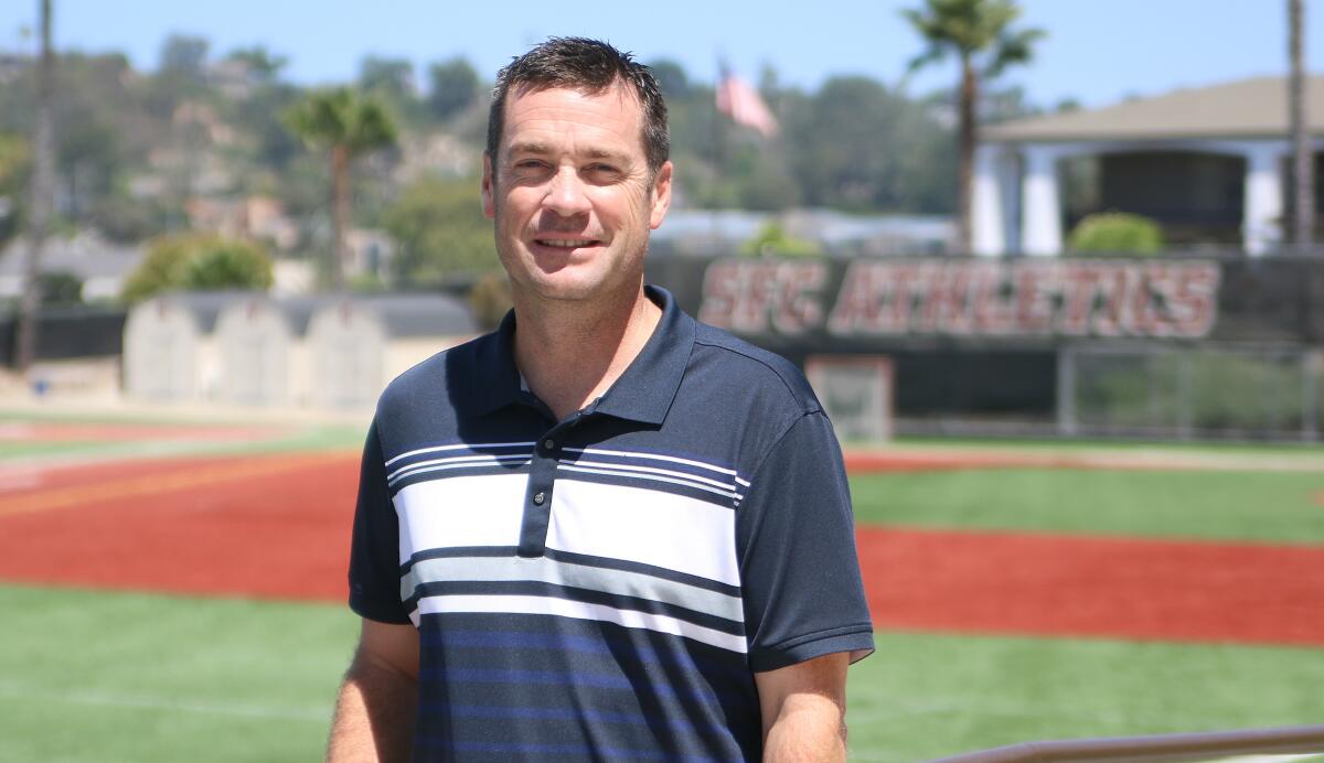 Santa Fe Christian Athletic Director/Basketball Coach Chad Bickley
