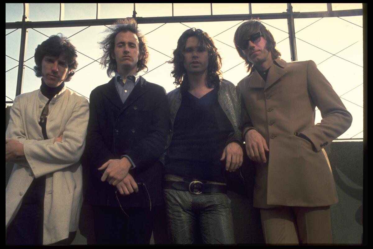 John Densmore, Robby Krieger, Jim Morrison and Ray Manzarek