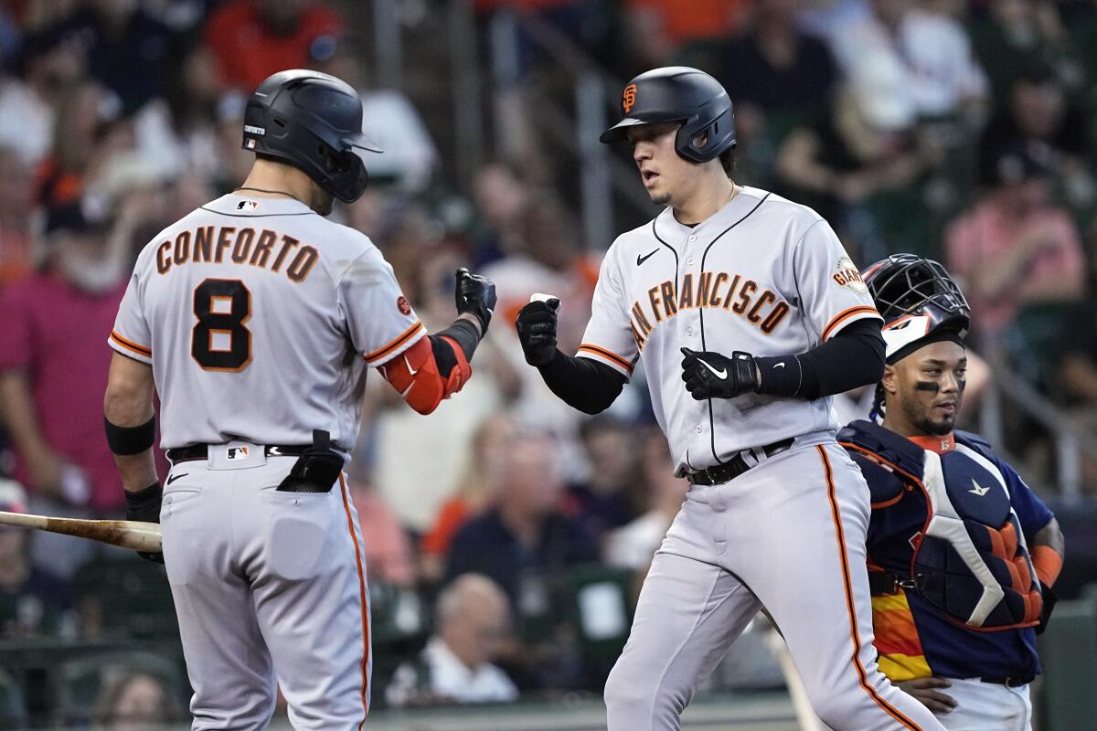 Flores homers to help Giants to 4-2 win over Astros - The San Diego  Union-Tribune