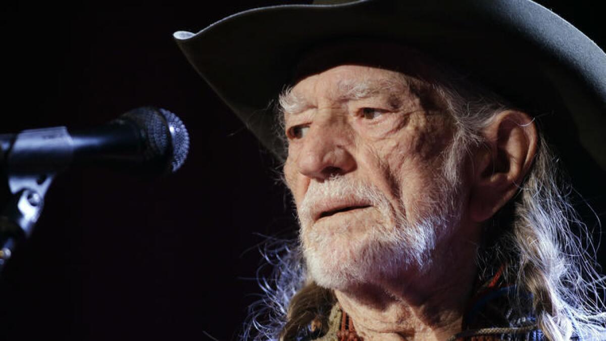 Willie Nelson performs in Nashville on Jan. 17.