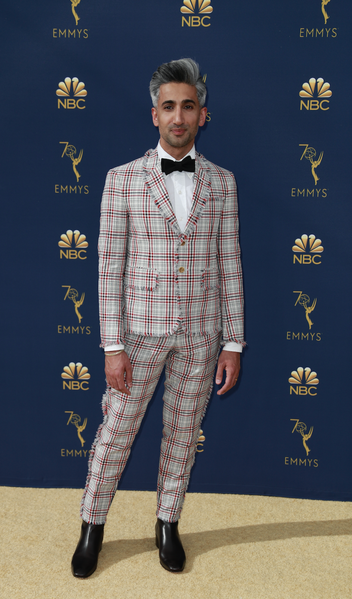Tan France at the 2018 Emmy Awards.