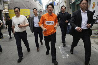 Lee Jun-seok, the presidential candidate of the New Reform Party