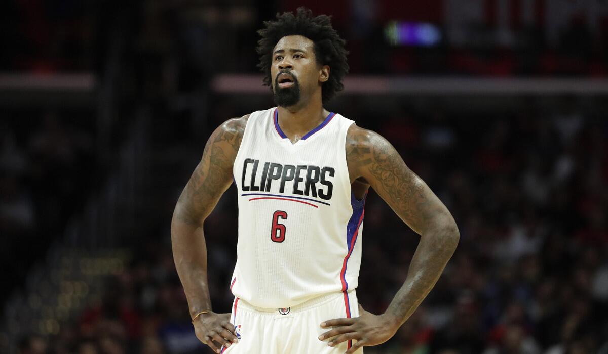 The Clippers' DeAndre Jordan averaged 12.7 points and 13.8 rebounds per game last season.