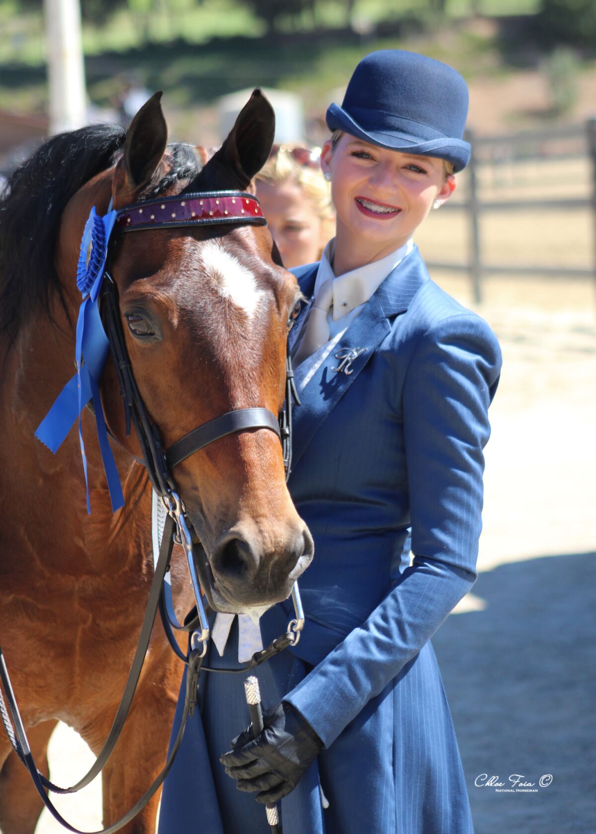 Keara Holland and her horse Uncommon Jewel.