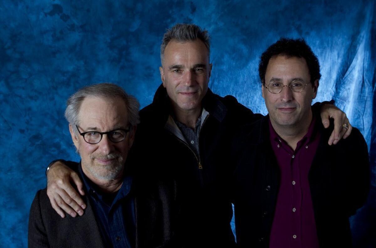Steven Spielberg, Daniel Day-Lewis and Tony Kushner teamed on the film "Lincoln."