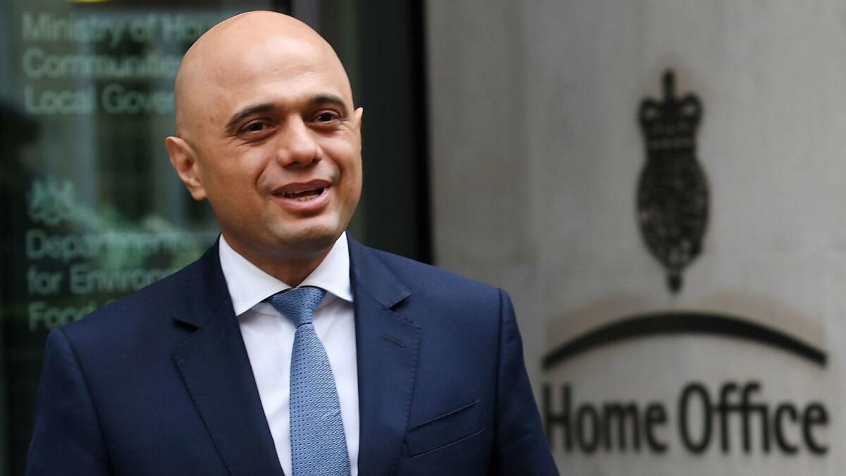 British Home Secretary Sajid Javid apologized Aug. 21, 2018, to U.K. residents from the Caribbean who were detained or deported after the Home Office reportedly destroyed thousands of landing cards documenting their arrival as migrants to Britain.