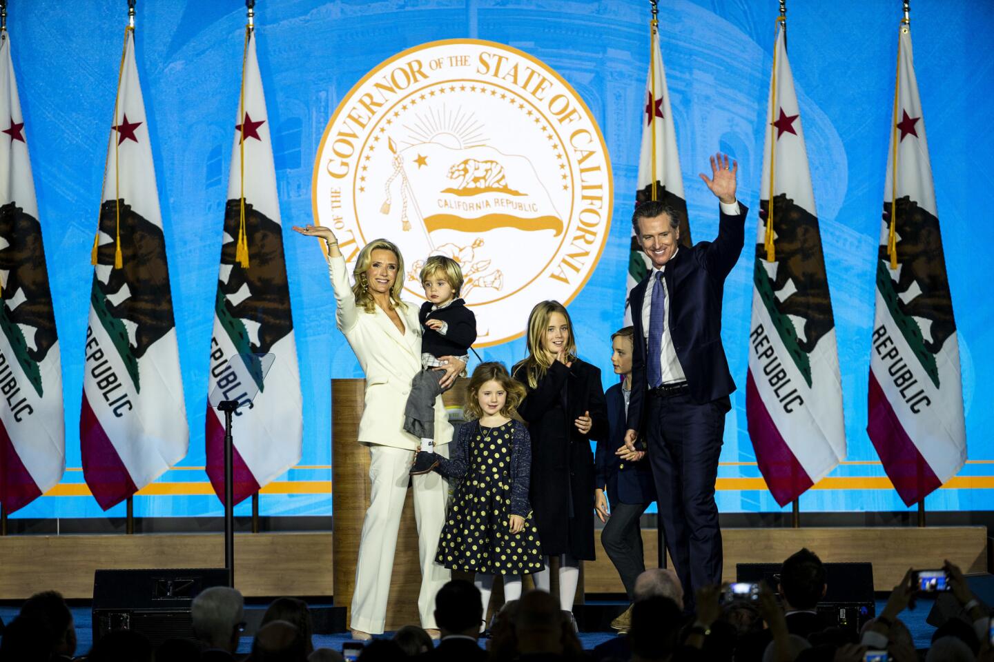 Gavin Newsom becomes California's 40th governor