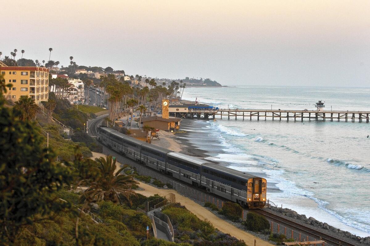 Amtrak's Pacific Surfliner is part of the rail agency's focus.
