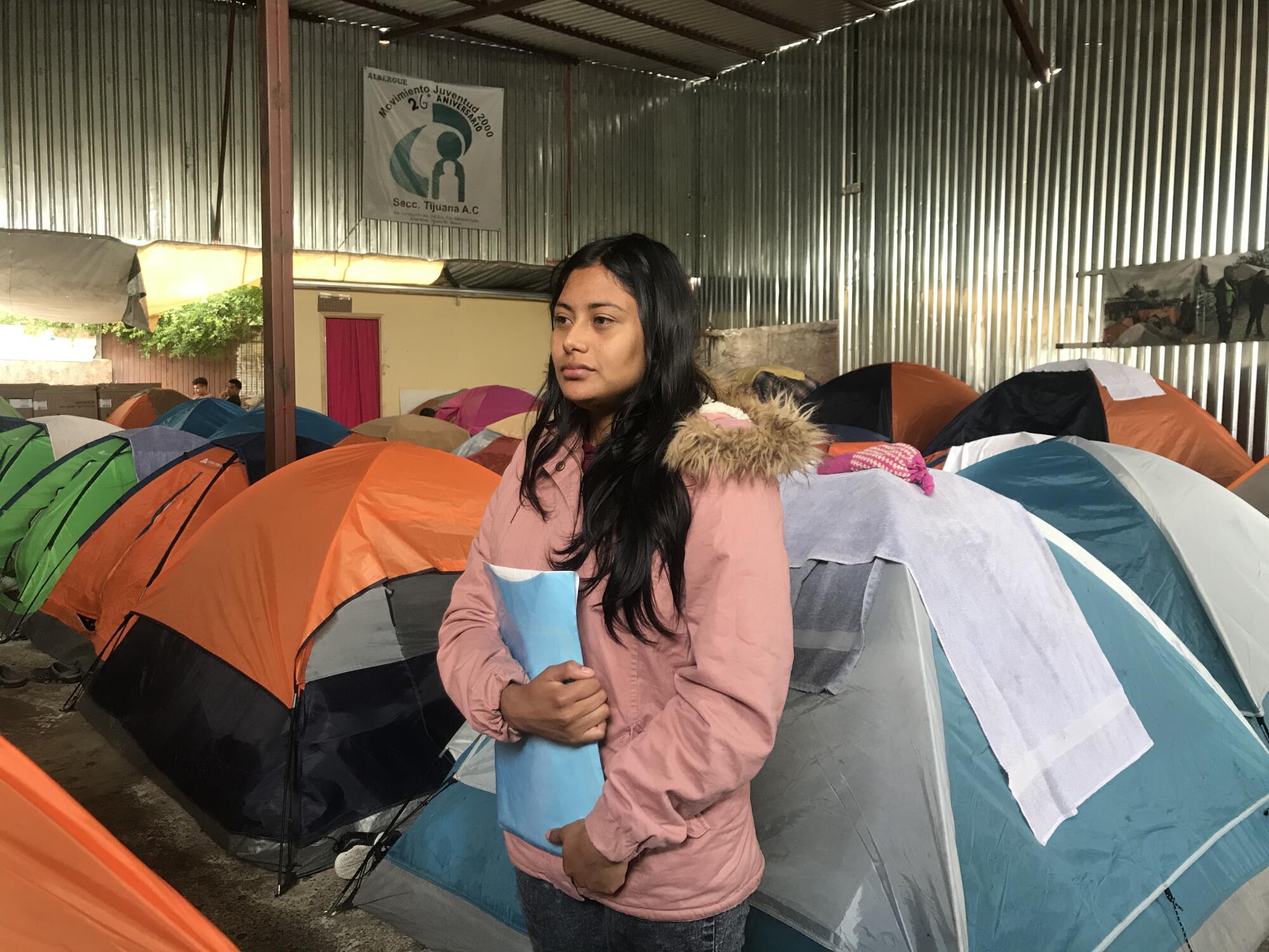 Seeking asylum in the U.S., Daniela Diaz instead found herself returned to Tijuana