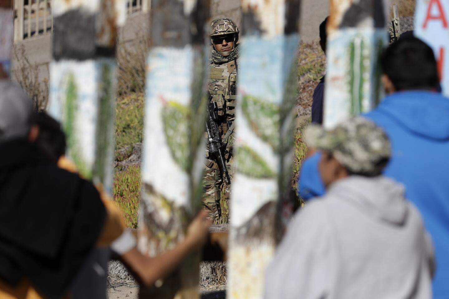 Migrantes en Tijuana