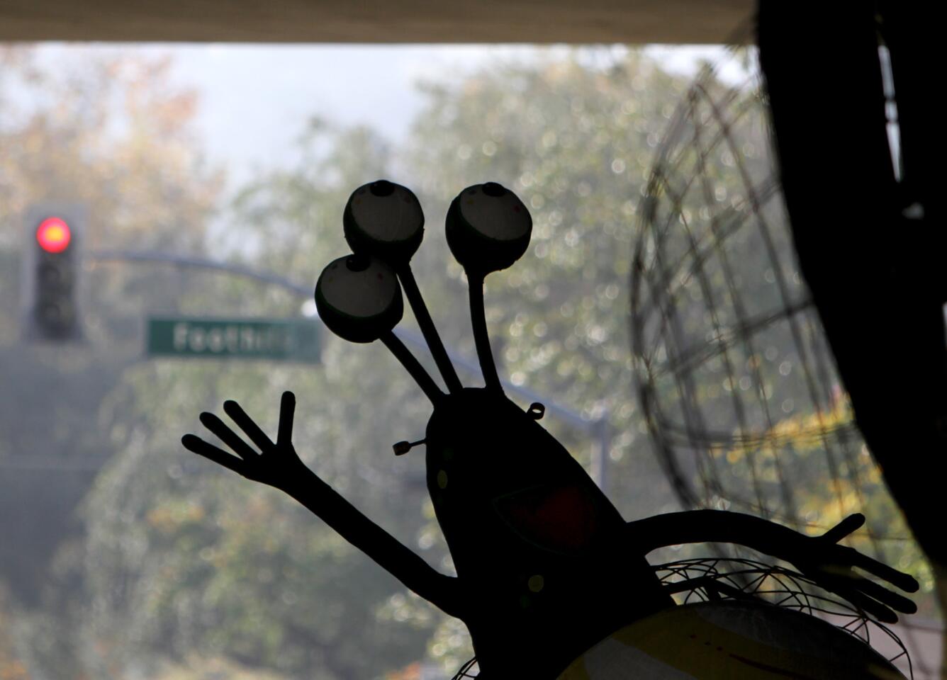 Photo Gallery: La Cañada Flintridge Tournament of Roses Association float is inspected