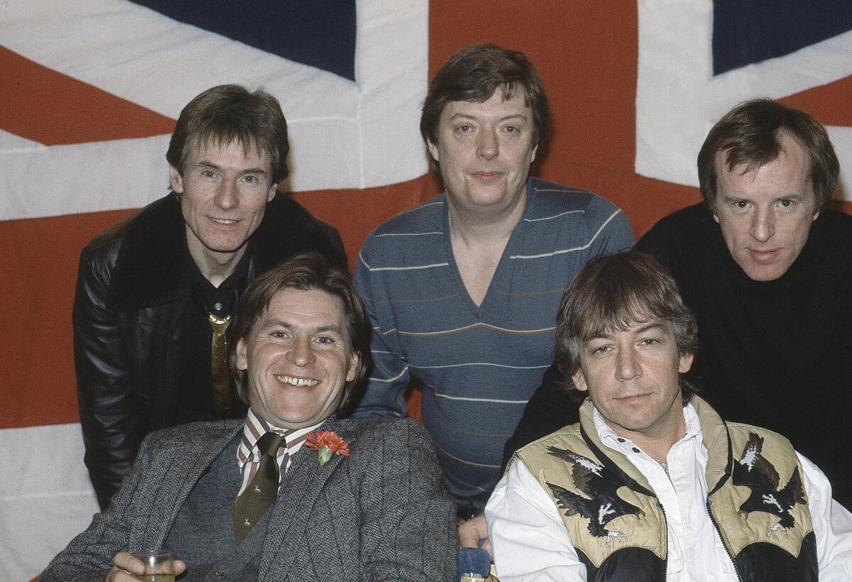 En esta foto de archivo del 7 de abril de 1983, el grupo de pop británico The Animals. 