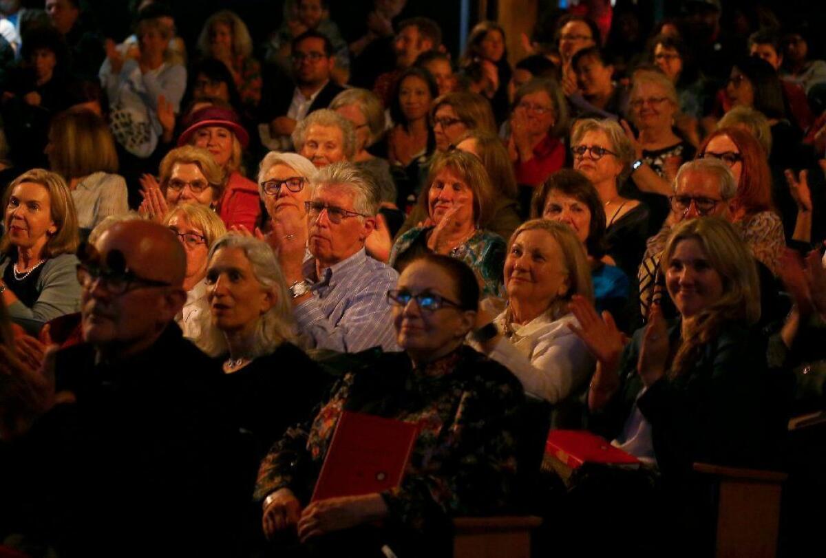 An enthusiastic audience welcomed author Susan Orlean to the L.A. Times Book Club debut.