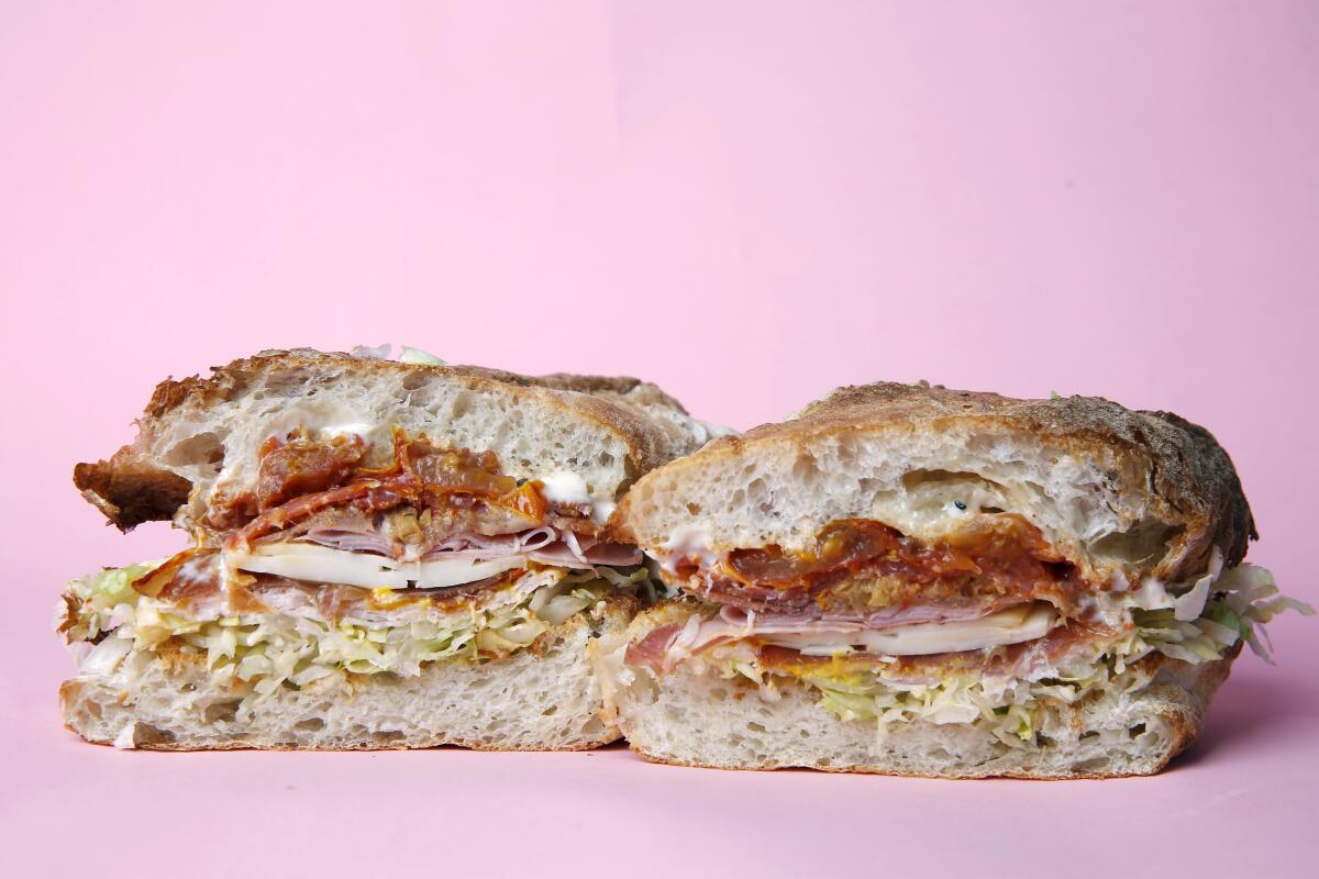 The OMG sandwich at Heroic Italian.