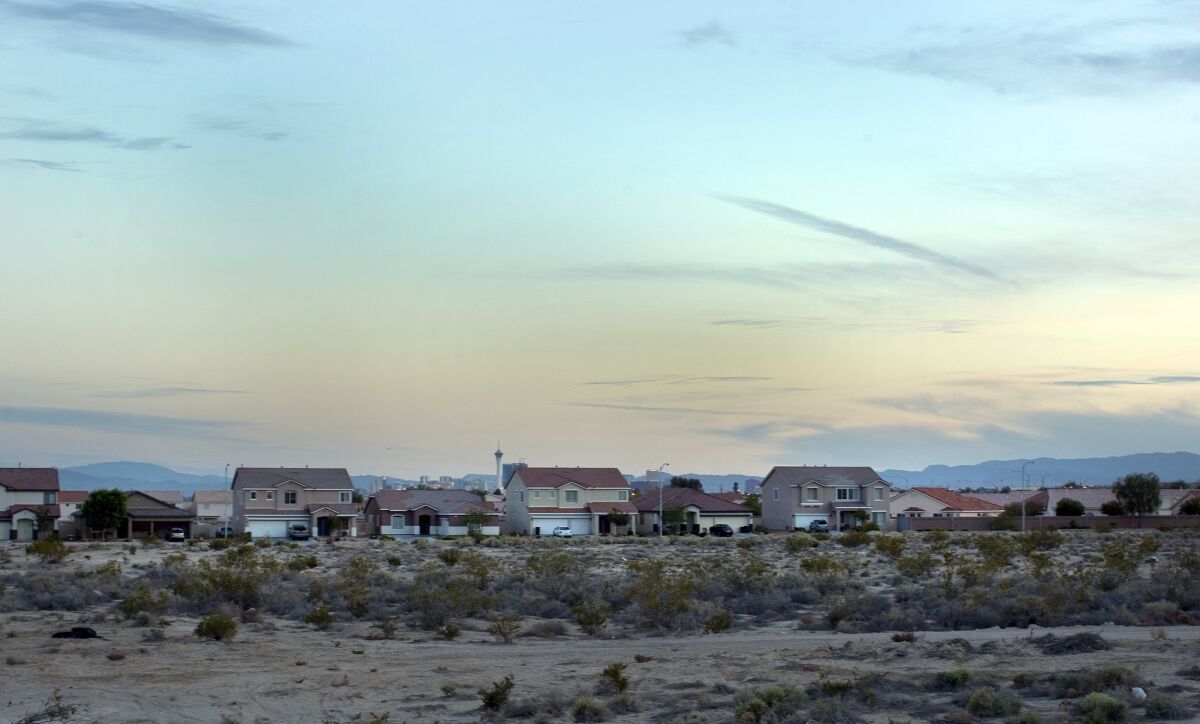 Homes in 2011 in North Las Vegas, Nev.