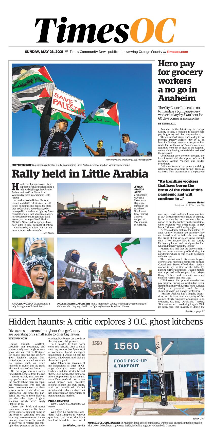 May 23 2021 TimesOC cover
