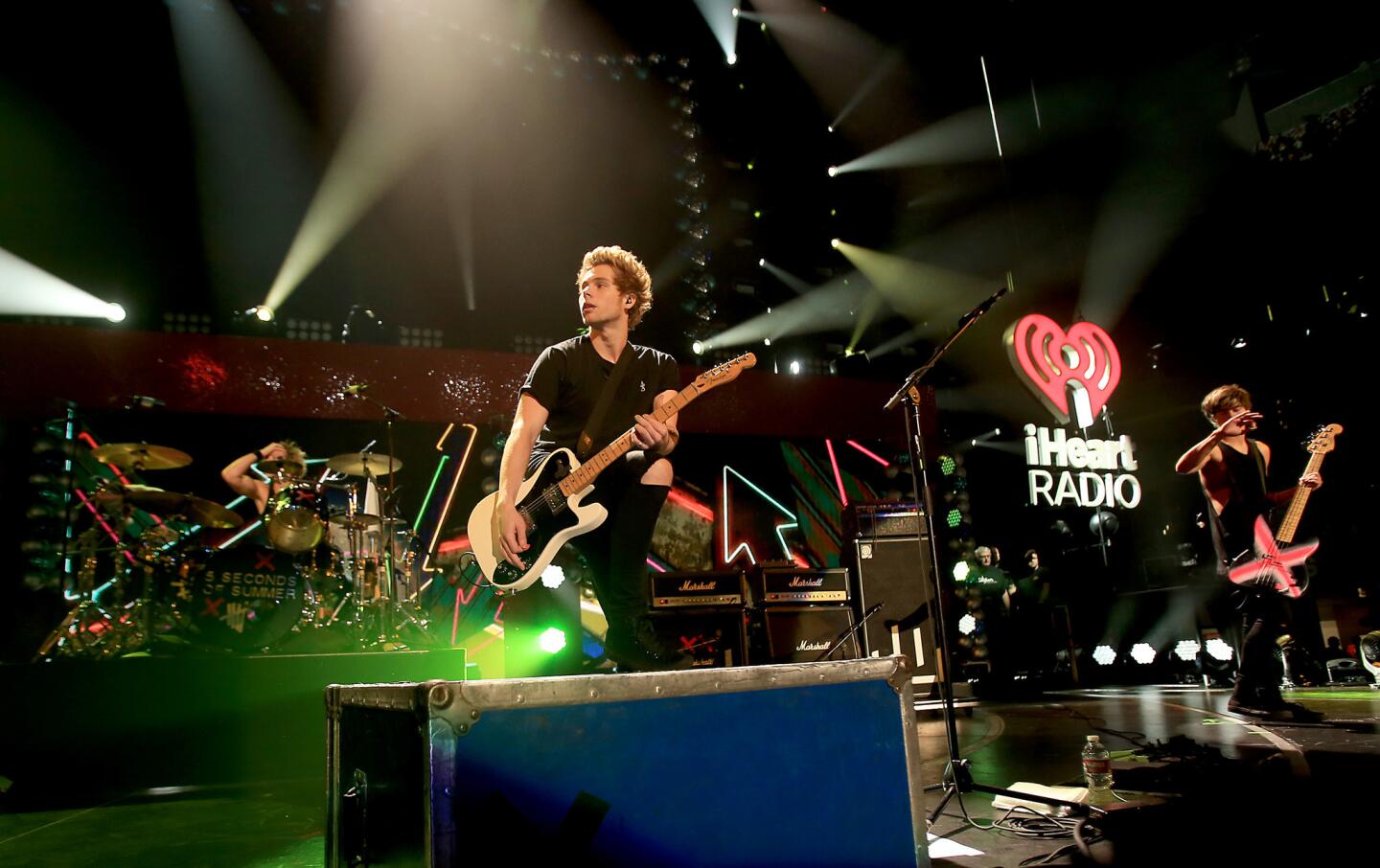 5 Seconds of Summer performs at KIIS-FM's annual Jingle Ball concert at Staples Center in Los Angeles.