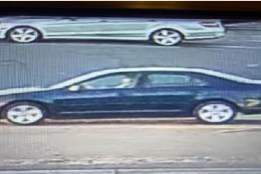 Image of car Oceanside police suspect was involved in a Sept. 18 hit-and-run