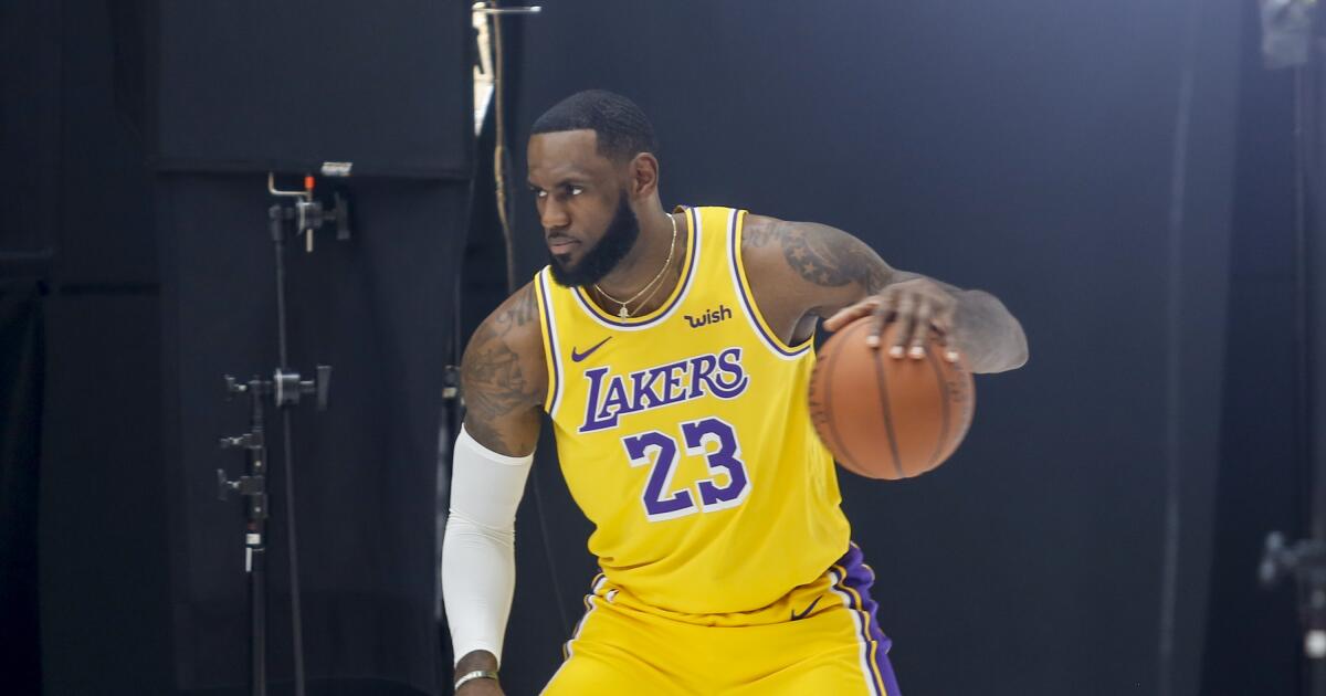 LeBron James, Lakers practice: Starts scrimmaging with team (Video) -  Sports Illustrated