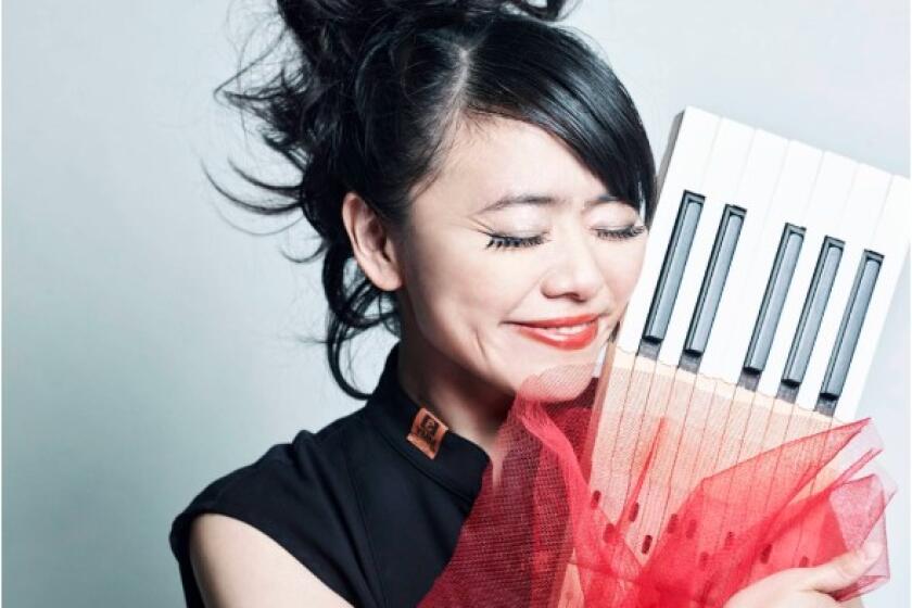 Pianist Hiromi will perform with the PubliQuartet on Sunday, April 21, at the Baker-Baum Concert Hall in La Jolla.