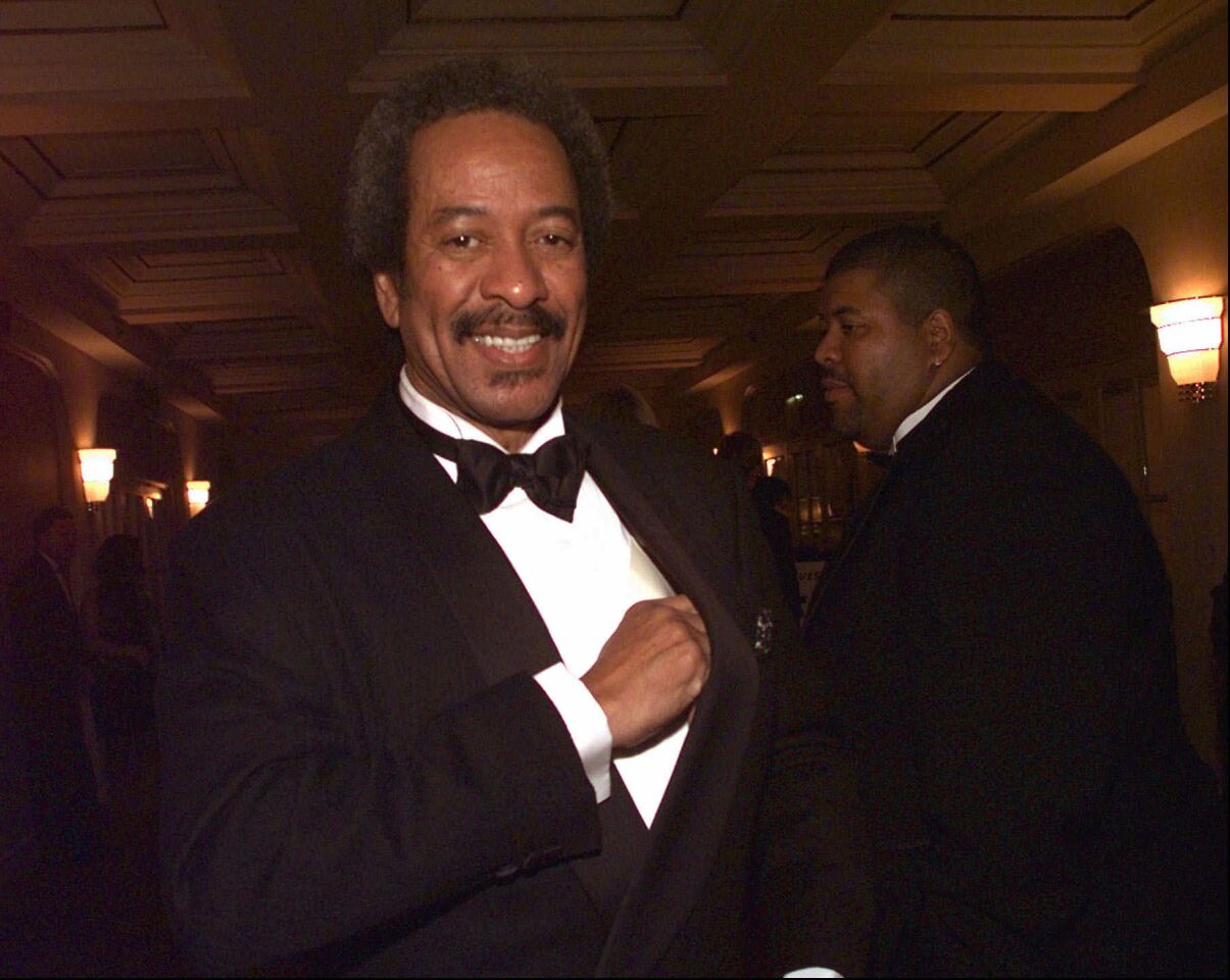 Allen Toussaint arrives for the Rock and Roll Hall of Fame induction ceremonies in New York in 1998.