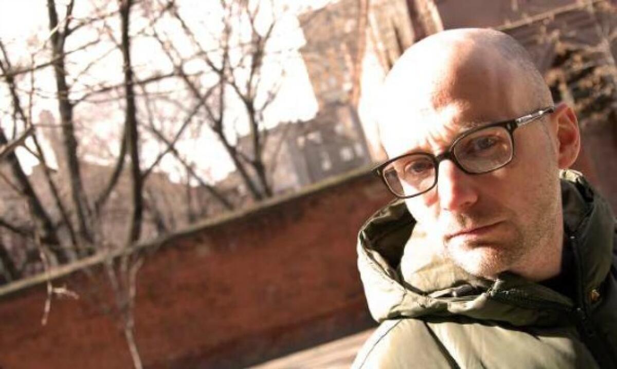 Musician Moby poses in the Lower Eastside neighborhood of New York in a 2005 file photo.