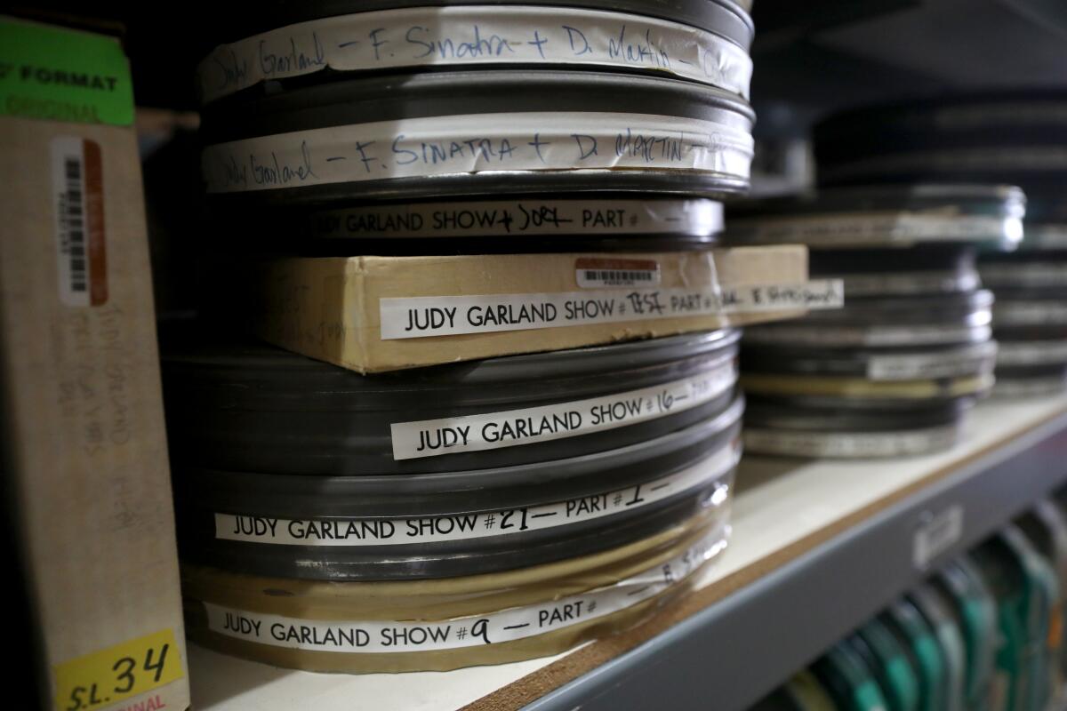 Old episodes of "The Judy Garland Show" are stored at Pacific Title Archives.