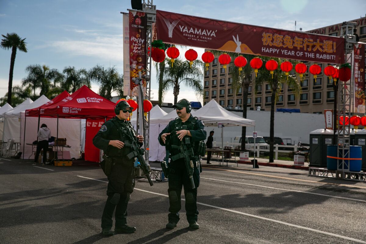 Police at scene of mass shooting