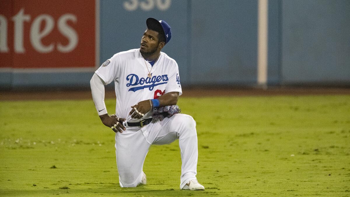 Yasiel Puig is $42 million richer today, thanks to a Dodgers franchise with  something to prove
