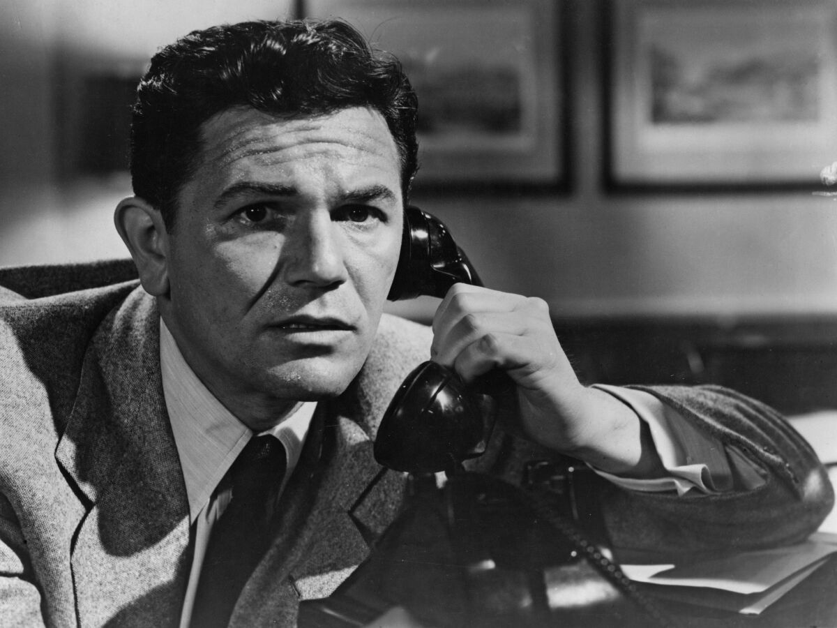 John Garfield in 1948's "Force of Evil" directed by Abraham Polonsky.