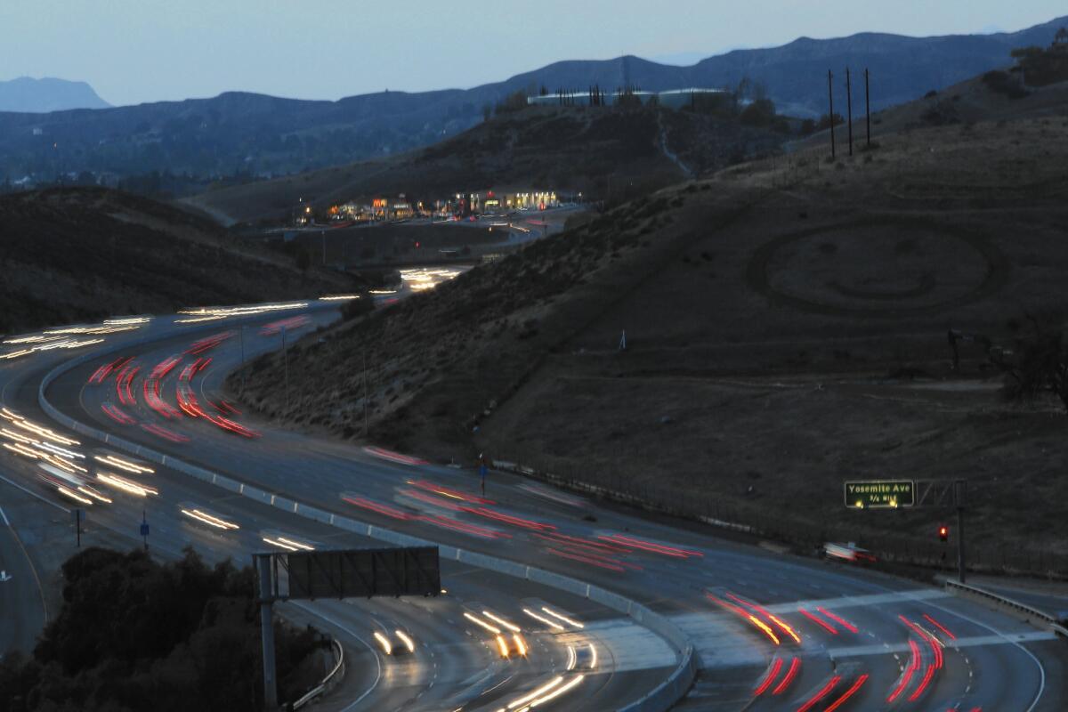 High on Ventura County's wish list of road projects are widenings of Highway 101 and State Route 118, above, better known as the Ronald Reagan Freeway.