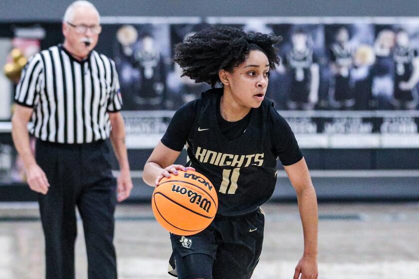 Freshman guard Kaleena Smith of Ontario Christian has been one of the top players in girls basketball.