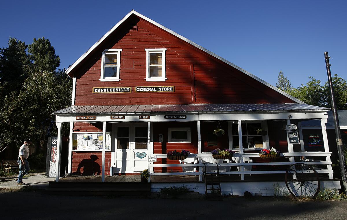 The Markleeville General Store in Alpine County. 