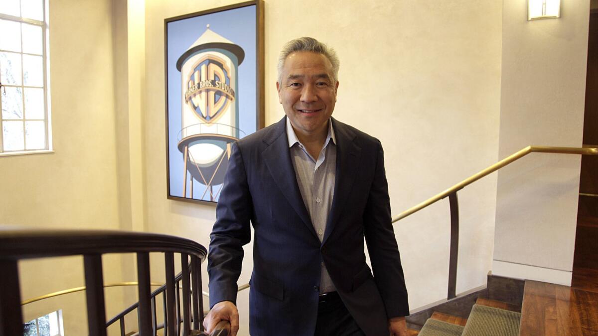 Warner Bros. CEO Kevin Tsujihara now will be in charge of the studio, children's entertainment and consumer products.