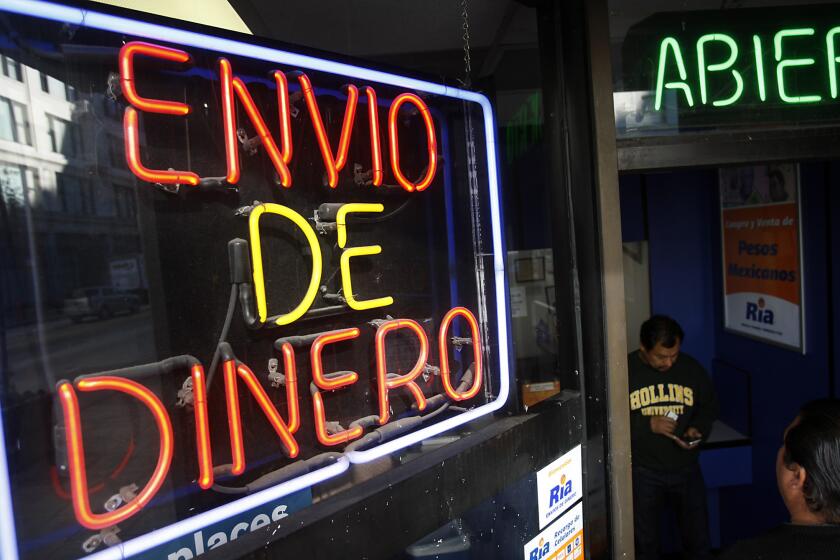 Remittances to most Latin American countries have picked up again after slumping during the Great Recession. But money sent by Mexican immigrants to their homeland this year, an estimated $22 billion, remains 29% off its 2006 peak, the Pew Research Center reports Friday in a study of flows and trends over 13 years.