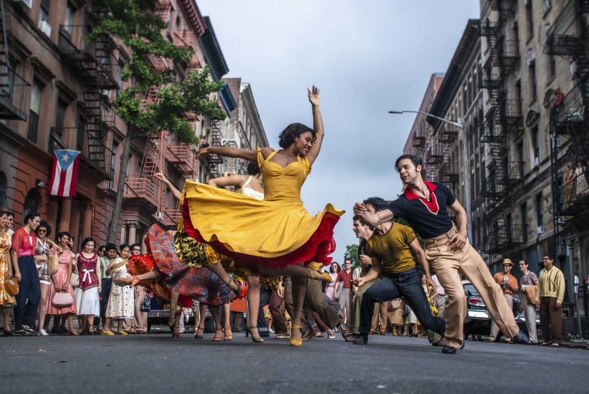 Dancers on a New York street