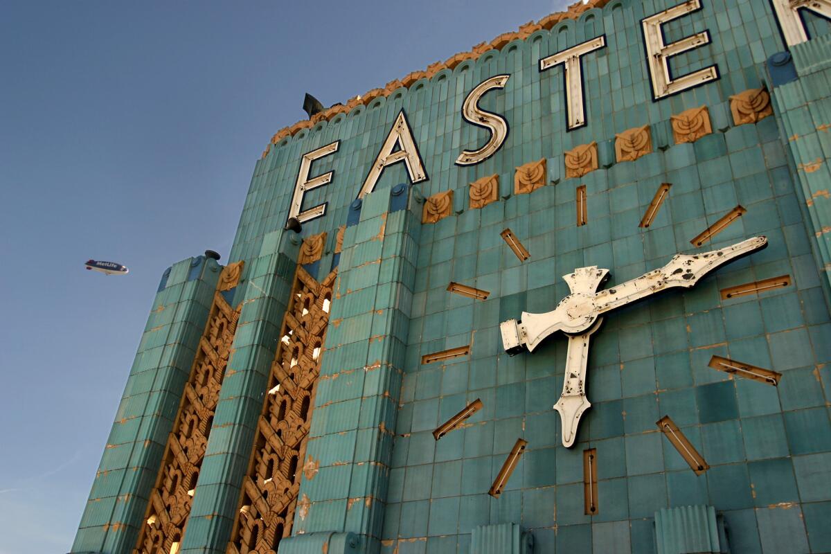 The Eastern Columbia Building is listed on the National Register of Historic Places.