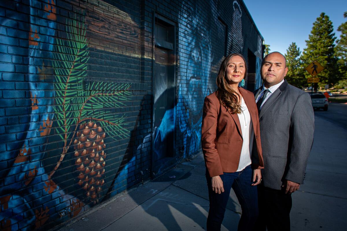 Former Bernie Sanders supporters Brian and Teresa Melendez are founders of the Nevada Democratic Native American Caucus.