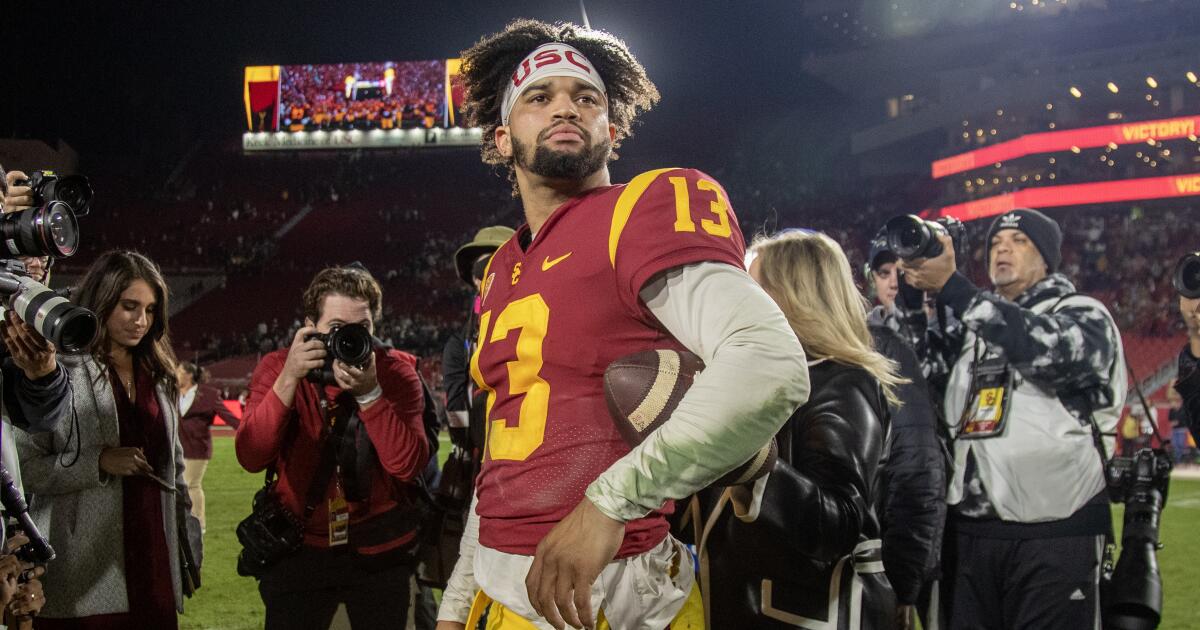 ‘I’m just trying to be real to me.’ Heisman finalist Caleb Williams comes into his own